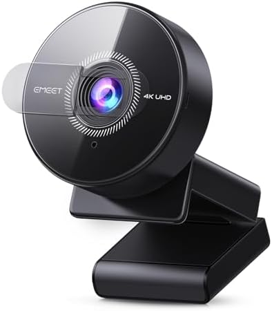EMEET C950 4K Webcam for PC, PDAF Autofocus, USB Webcam with Microphone by EMEET