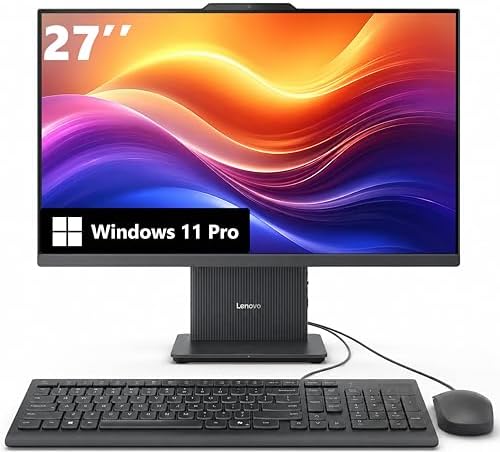 Lenovo IdeaCentre 27IRH9 27" FHD All-in-One Desktop, Intel Core i7-13620H (10-Core, 24MB Cache), 8GB DDR5 RAM, 512GB PCIe SSD, Wi-Fi 6, USB-C, 5MP Webcam, Windows 11 Pro by LENOVO