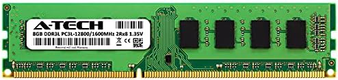 A-Tech 8GB RAM for Dell Inspiron 3250, 3650, 3655, 3656 Desktop | DDR3/DDR3L 1600MHz PC3L-12800 DIMM 2Rx8 1.35V 240-Pin Non-ECC UDIMM Memory Upgrade - Image 3