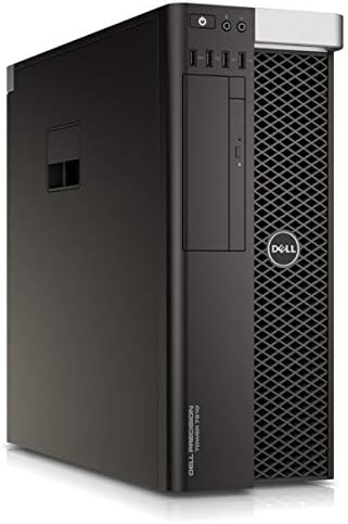 Dell T7810 Tower Workstation, Dual Intel Xeon E5-2670 v3 up to 3.1GHz (24-Cores), 128GB DDR4, 1TB NVMe M.2 SSD, Quadro K5000 4GB, Dual Display Ports, Dual DVI, USB 3.0, No Operating System (Renewed) by Amazon+Renewed