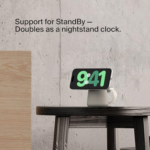 Belkin Qi2 15W Wireless Charging Dock, 2 in 1 Fast iPhone Charger - Image 5