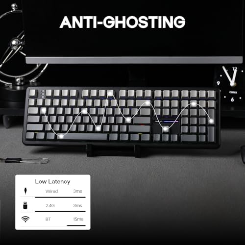 EPOMAKER Aula F108 Wireless Gaming Keyboard, Full Size Mechanical Keyboard - Image 4