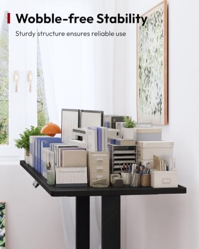 SANODESK 55''x24'' Height Adjustable Electric Standing Desk for Home Office - Image 6