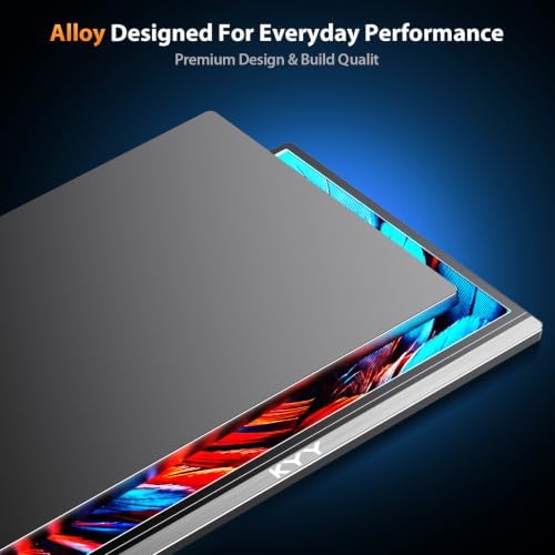 KYY Portable Monitor 15.6" 1080P Computer Monitor Screen Extender w/Cover - Image 6