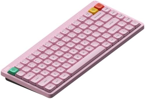 nuphy Node75 Hot-swap Wireless Mechanical Keyboard Pink-Red Nano Switch by NuPhy