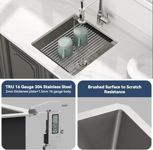 Lordear 13" Undermount Kitchen Sink - Image 6