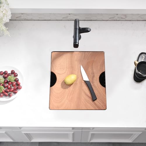 Black Undermount Bar Sink, 12 x 15 Inch - Image 4