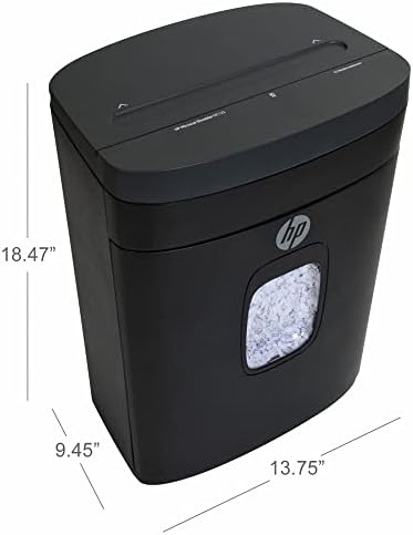 HP - Micro Cut Paper Shredder, 12-Sheet with Slide Top for Office - Image 3