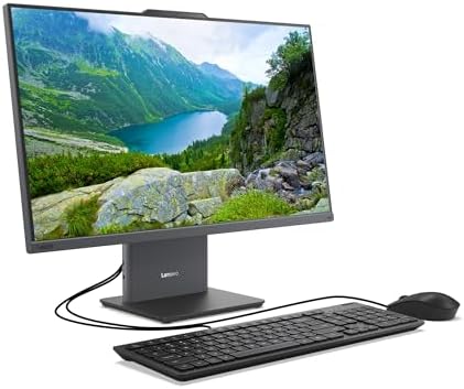 Lenovo ThinkCentre All-in-One Desktop Computer, 24" FHD IPS Display, 8-core Intel Core i5-13420H Processor, 32GB DDR5, 512GB SSD, USB-C, Wi-Fi 6, HDMI in&Out, Wired KB&Mouse, Windows 11 Pro - Image 2