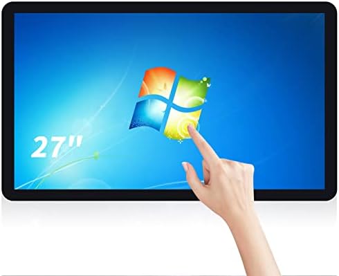27 inch Touch Screen PC Monitor, Intel i5, 4GB RAM, 128G SSD, 16:9 FHD 1080P, Windows 10, Smart Board for Classroom, Meeting & Home, USB, VGA & HD-MI Monitor by TouchWo