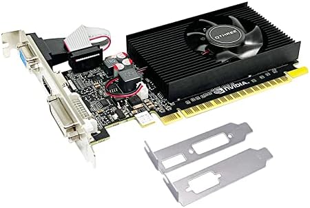QTHREE GT 210 Graphic Card,1024 MB,DDR3,64 Bits,HDMI,DVI,VGA,589 MHz Core Frequency Desktop Video Card for PC Working,PCI Express x16,Low Profile by QTHREE