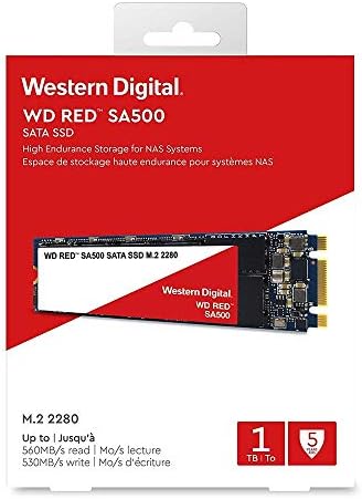 Western Digital 500GB WD Red SA500 NAS 3D NAND Internal SSD - SATA III 6 Gb/s, M.2 2280, Up to 560 MB/s - WDS500G1R0B - Image 2