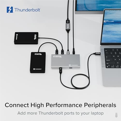 Plugable 5-in-1 Thunderbolt 4 Hub, 4K HDMI Adapter Included - Image 5