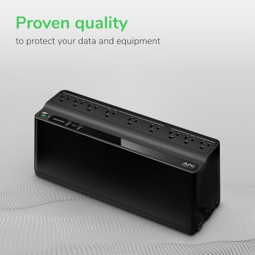 APC BE850G2 UPS Battery Backup & Surge Protector for Computer, Router, NAS - Image 5