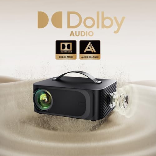 ONOAYO Outdoor-Projector-4K with E-Focus, Dolby Audio, Built-in Apps, Black - Image 5