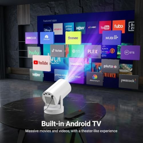 Mini Projector with WiFi and Bluetooth, Support 4K 1080P - Image 6