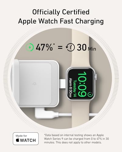 Anker MagGo 3-in-1 MagSafe-Compatible Qi2 15W Foldable Charging Station - Image 4