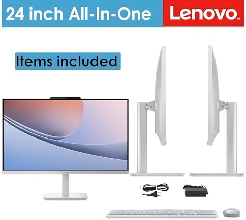 Lenovo 24" FHD All-in-One Desktop Computer for Home & Office, Intel Processor, 32GB RAM, 2TB PCIe SSD, HDMI, WiFi 6, Bluetooth 5.2, Business AIO, Vent-Hear, Wireless KB & Mouse, Windows 11 Pro - Image 5