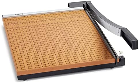 X-ACTO 15" x 15" Heavy Duty Paper Trimmer, Commercial Grade, Guillotine Paper Cutter - Cuts Paper, Film, Photographs with Precision by X-ACTO