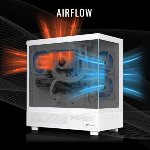 Thermaltake LCGS View 7860TS-270 Gaming Desktop (AMD Ryzen™ 7 7800X3D, ToughRam 32GB DDR5 6000MT/s RGB Memory, NVIDIA® GeForce RTX™ 5060 Ti 8G, 1TB NVMe M.2, WiFi, Windows 11) V27S-B85K-56T-LCS - Image 3