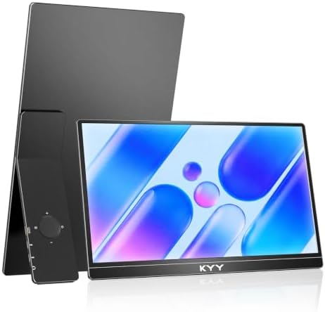 KYY Portable Monitor 15.6'' Laptop Screen Extender w/180° Rotation Stand by KYYTechBringYourLifeMoreConvenientandBrilliant
