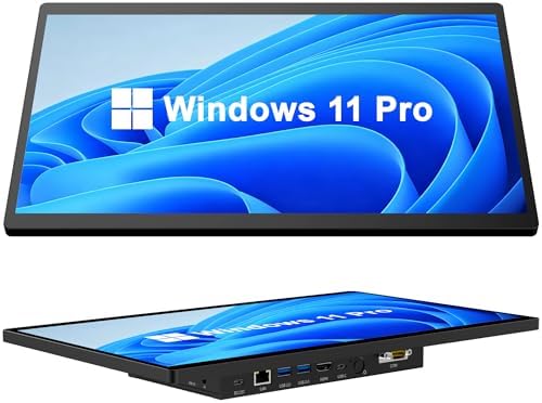 All-in-One Panel PC Industrial Touchscreen Tablet 15.6", Fanless Embedded Panel Computer Win11 Pro N5095 8GB RAM 128GB ROM, Tablet PC 1920 * 1080 IPS, 4xUSB3.0, Full FunctionType-C, HDMI, LAN by OuuOee