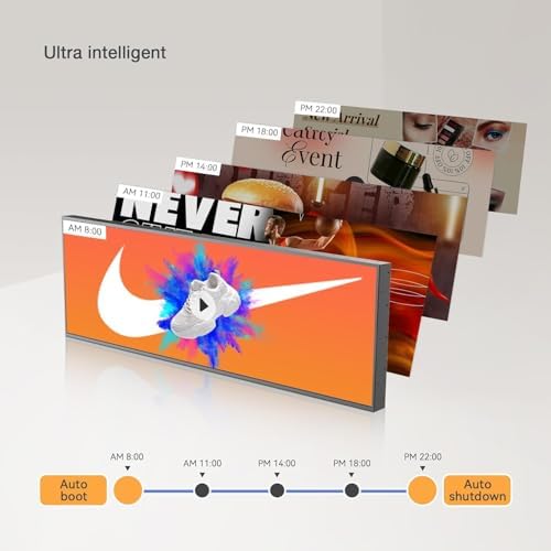 37" Digital Signage Display 1000-Nit Stretched Bar Monitor - Image 3