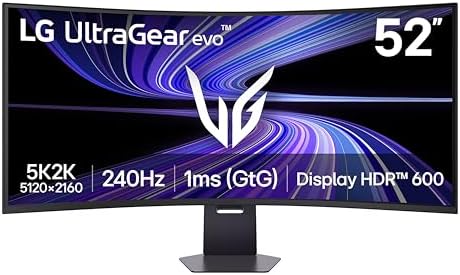 LG 52G930B-B 52-inch Ultragear evo G9 5K2K 240Hz 1ms Curved Gaming Monitor by Unknown