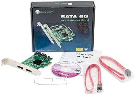 IO Crest SI-PEX40058 2 Port SATA III 2 Port eSATA III PCIe 2.0 x2 HyperDuo Controller Card Green - Image 6