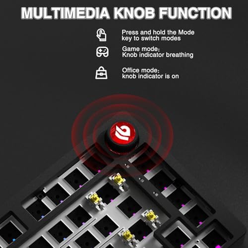 LEOBOG Hi75C Upgraded Wired Mechanical Keyboard Kit – Aluminum Alloy 75% - Image 7