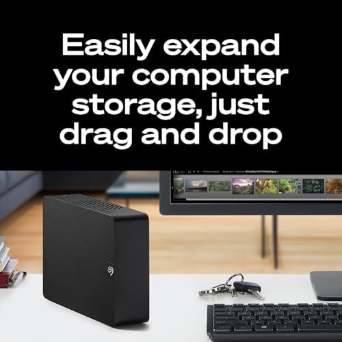 Seagate Expansion 24TB External Hard Drive HDD - USB 3.0, with Rescue Data Recovery Services (STKP24000400) - Image 4