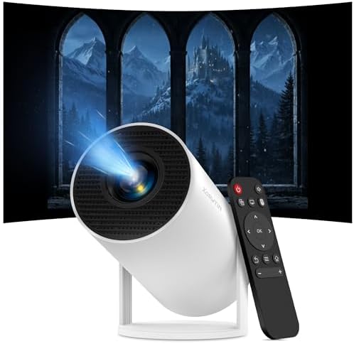 Mini Projector with Wifi and Bluetooth, Support 4K with Android 11 by Xorytinprojector