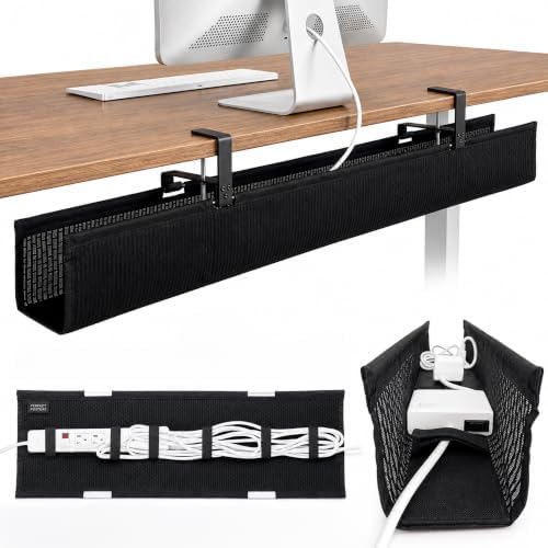 Perfect POSTURE Cable Management Tray Clamp Mounted Desk Organizer - 38" by PerfectPosture