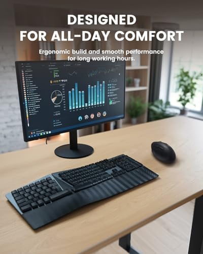 Perixx PERIMICE-719R Wireless 2.4G Rechargeable Ergonomic Mouse - Duo Wired and Cordless Charging Feature - Black - Image 7