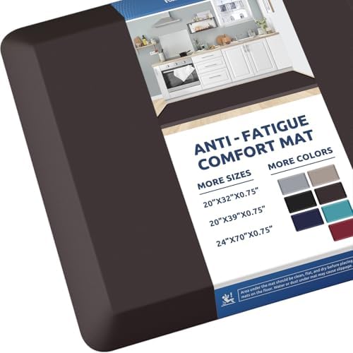 0.8" Thick Kitchen Mat Cushioned Anti Fatigue Rug Comfort Floor Mats by KitchenClouds