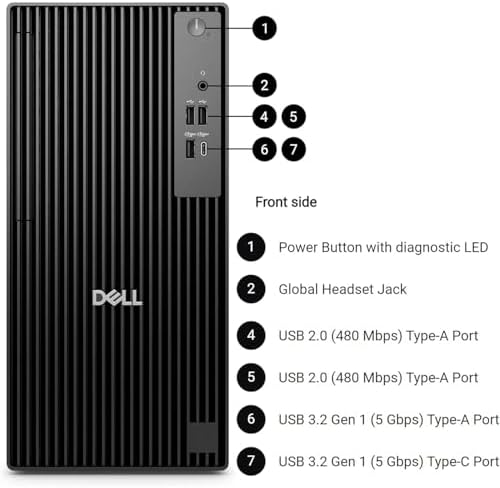 Dell QCT1250 Business Desktop, New OptiPlex Version - Intel Performance Quad-Cpre CPU, Ultra-Quiet Design, Ethernet, Dual Monitor Support, KB & Mouse, Windows 11 (64GB RAM | 1TB SSD) - Image 3