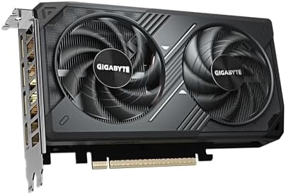 GIGABYTE GeForce RTX 5060 WINDFORCE MAX OC 8G Graphics Card, Cooling System, 8GB 128-bit GDDR7, PCIe 5.0, by NVIDIA, DisplayPort & HDMI - Video Output Interface, GV-N5060WF2MAX OC-8GD Video Card - Image 4