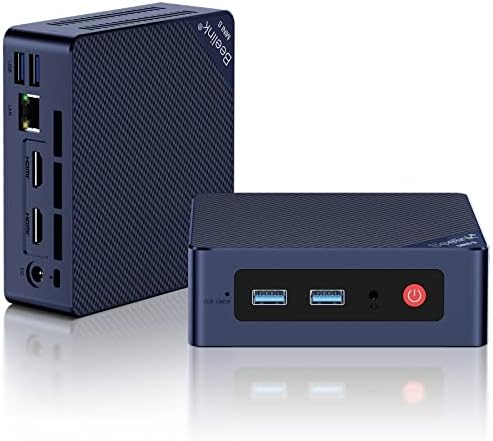 Beelink Mini S13 Mini PC,13th Intel Twin Lake-N150 (up to 3.6GHz, Upgraded N100), 16GB DDR4 500GB M.2 SSD, Mini Desktop Computer Support 4K Dual Display/USB 3.2/WiFi 6/BT 5.2 for HTPC/Office/Business by Beelink