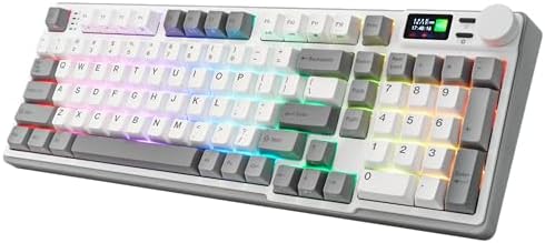 iRocks K85R RGB Mechanical Keyboard (ICY White, Bubble Switch) by i-rocks