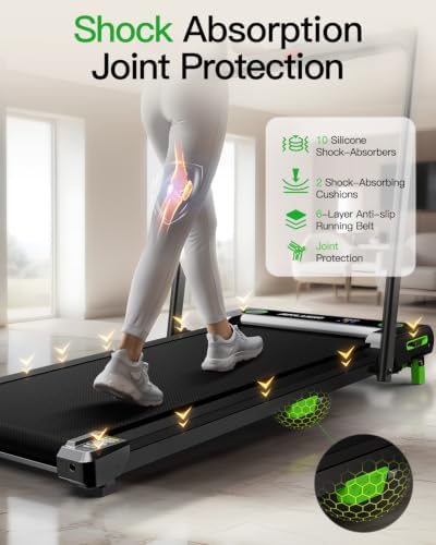 AKLUER Walking Pad Treadmill - 2.5HP Under Desk Treadmill with Incline - Image 6