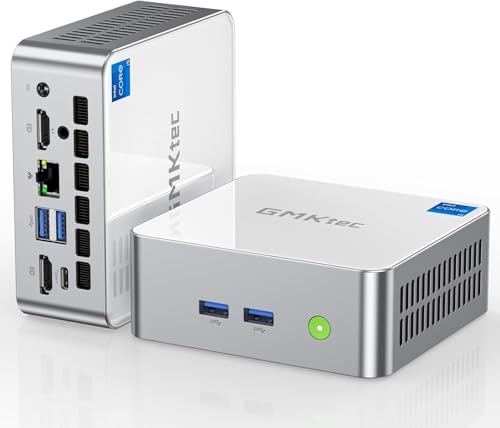 GMKtec M3 Mini PC Intel 12450H (Turbo 4.4 GHz) 16GB DDR4 1TB M.2 NVMe SSD by GMKtec