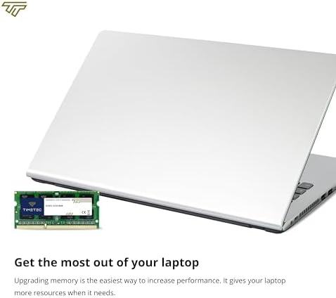 Timetec 4GB DDR3L / DDR3 1600MHz PC3L-12800 / PC3-12800 Non-ECC Unbuffered 1.35V / 1.5V CL11 2Rx8 Dual Rank 204 Pin SODIMM Laptop Notebook PC Computer Memory RAM Module Upgrade (4GB) - Image 6