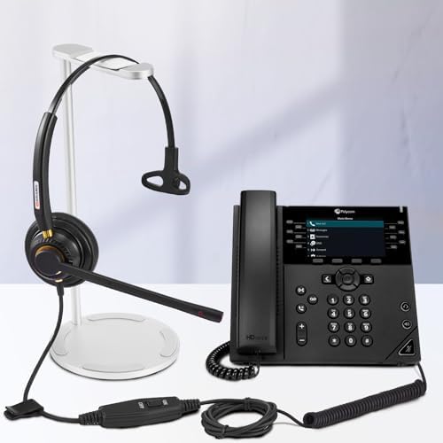 Arama Phone Headset for Office Phones for Polycom & Other IP Phones(A800S1) - Image 5