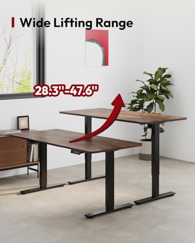 SANODESK Dual Motor 71''x 32'' Large Height Adjustable Standing Desk - Image 7