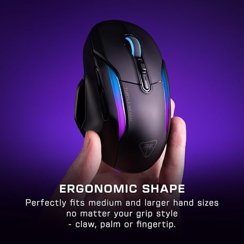 Turtle Beach Kone II Air Wireless Ergonomic RGB PC Gaming Mouse - Image 3