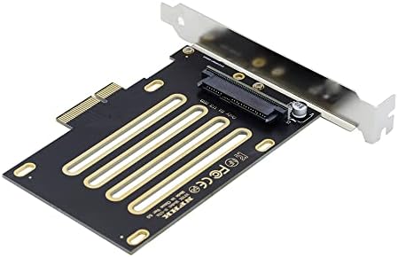 Cablecc Nvme PCI-E 4.0 X4 Lane to SFF-8639 U.3 U3 Kit Host Adapter for Motherboard PM1735 NVMe PCIe SSD… by cablecc