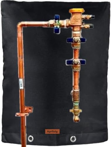 Insulated Sprinkler Valve Cover for Outside Black, 24" W x 30" H by Aprllolg