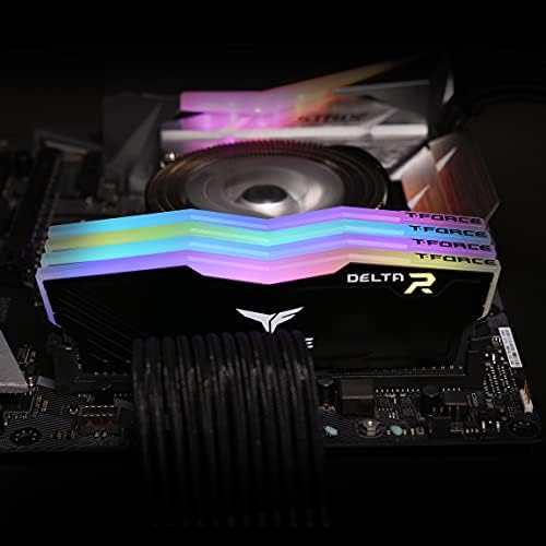TEAMGROUP T-Force Delta RGB DDR4 32GB (2x16GB) 3600MHz (PC4-28800) CL18 Desktop Gaming Memory Module Ram TF3D432G3600HC18JDC01 - Black - Image 4