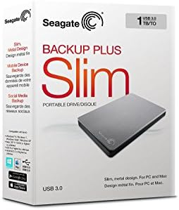 Seagate Backup Plus Slim 1TB External Hard Drive Portable HDD – Silver USB 3.0 for PC Laptop and Mac, 2 Months Adobe CC Photography (STDR1000101) - Image 6