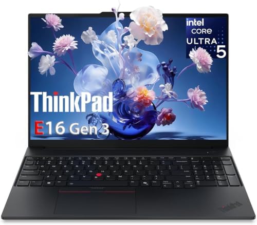 Lenovo ThinkPad E16 Gen 3 Business Laptop Computer, Intel Ultra 5 225H by LENOVO
